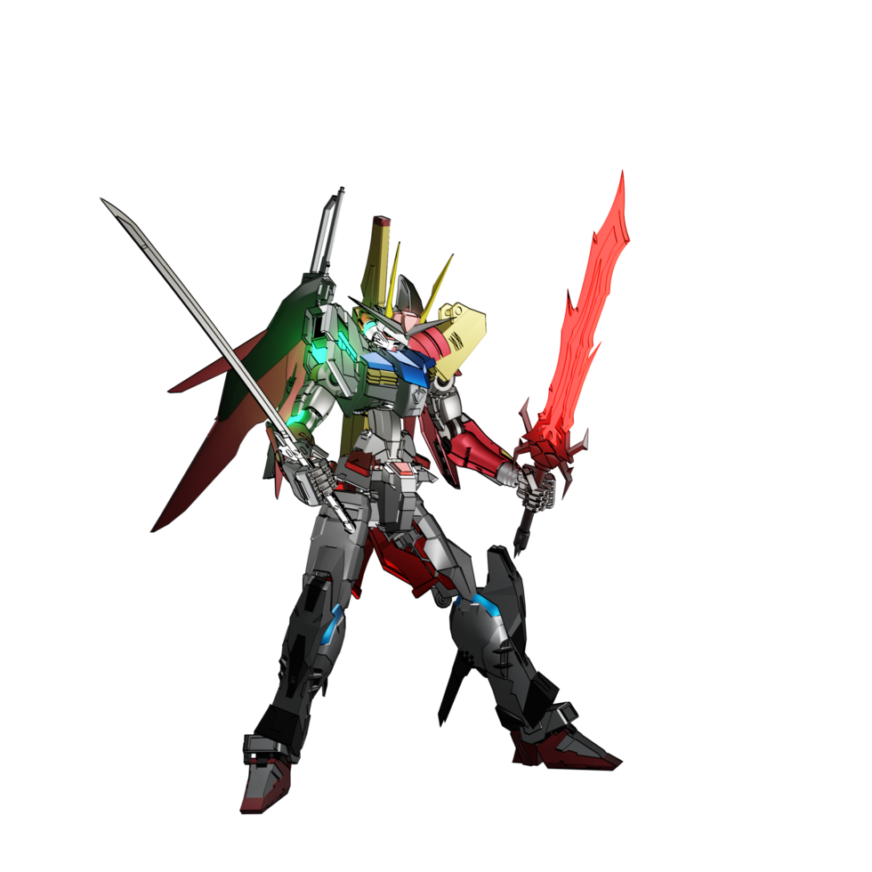 mecha listo para atacar png