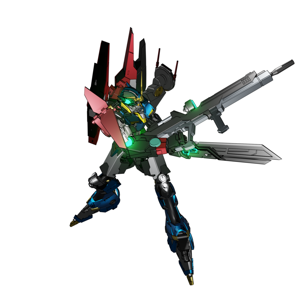Mecha ready to attack png