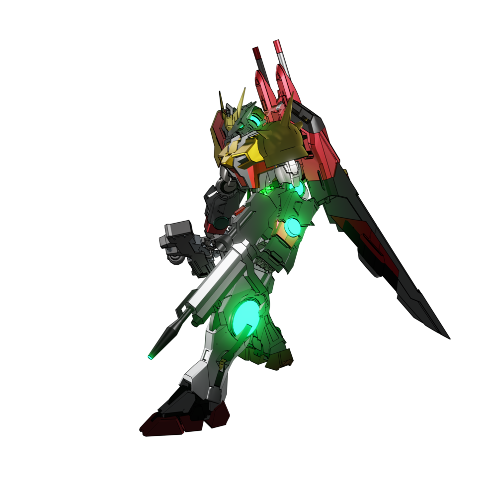 Mecha-Angriffspose png