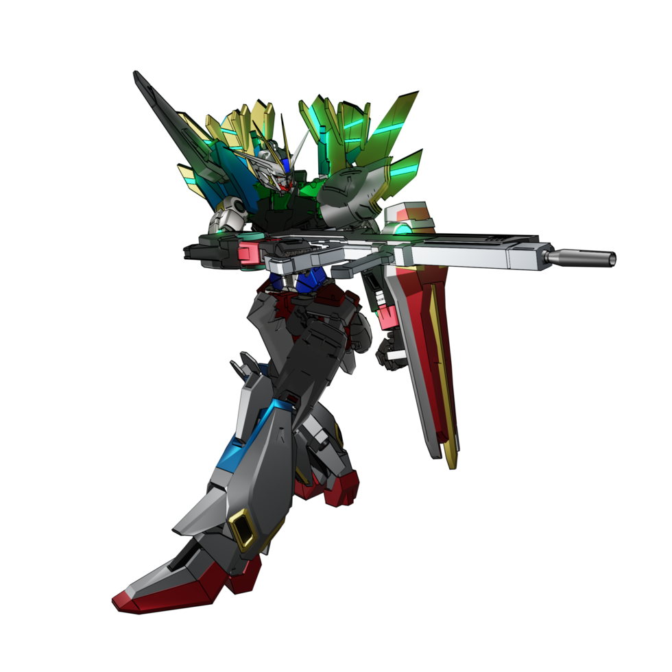 Mecha zum Angriff bereit png