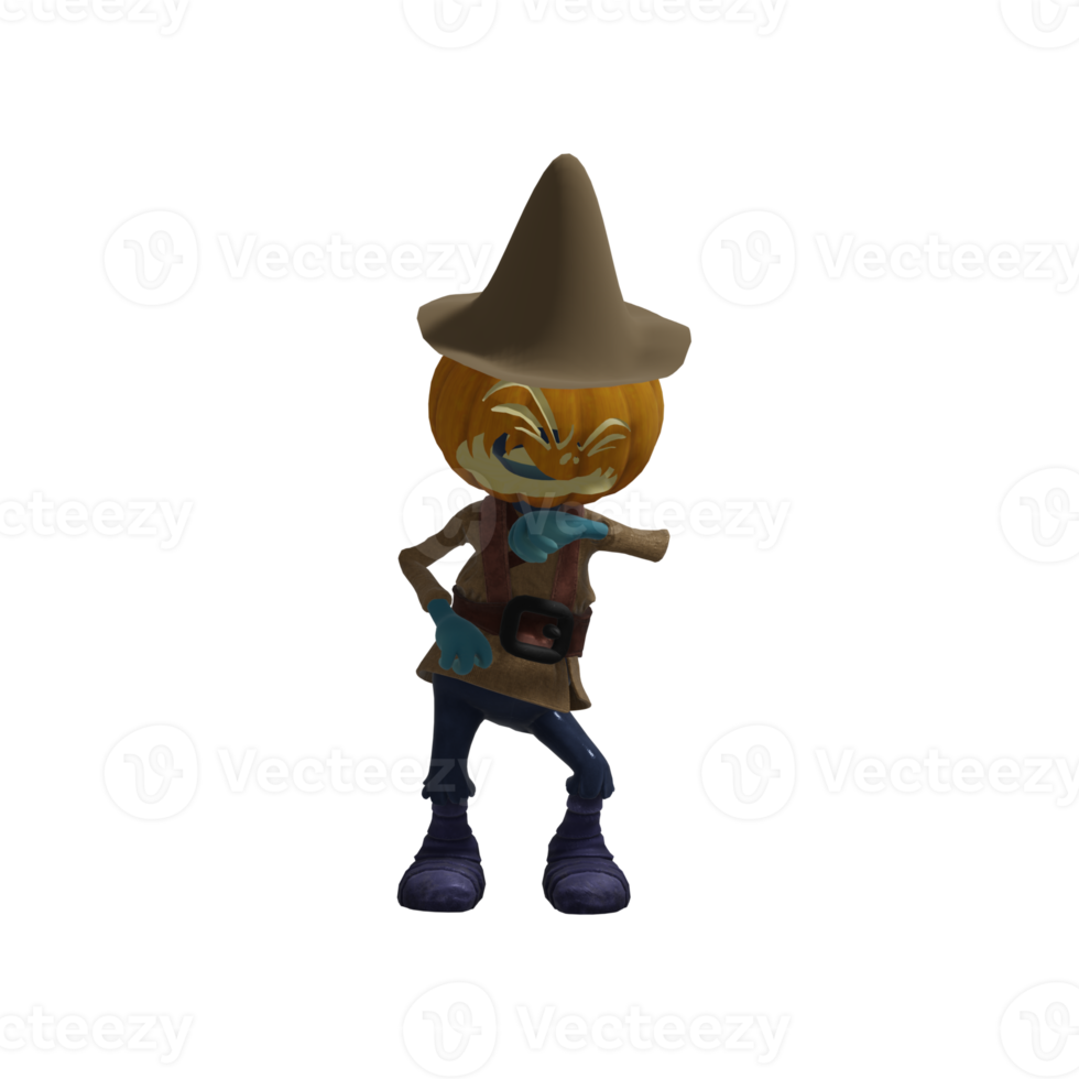 Pumpkin monster superstar Halloween png