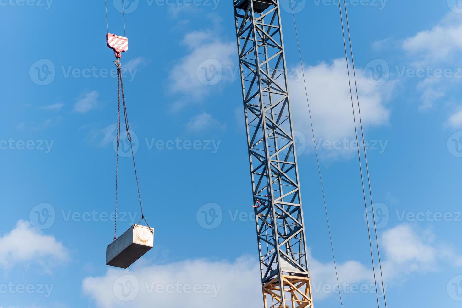construction crane against sky photo