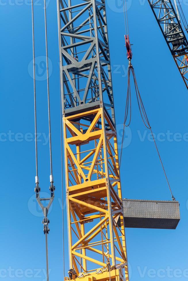 construction crane against sky photo