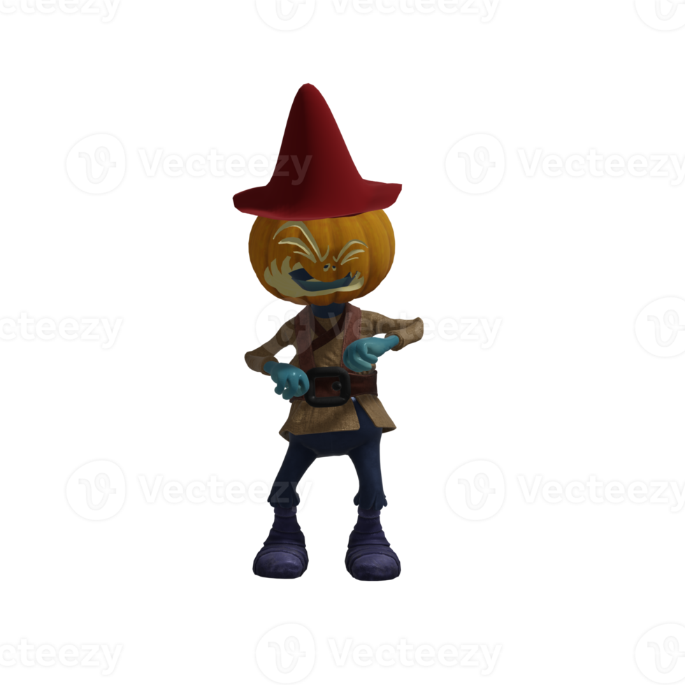 Pumpkin monster superstar Halloween png