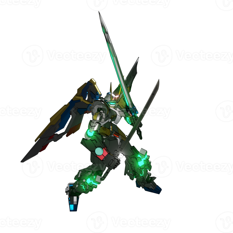 mecha listo para atacar png