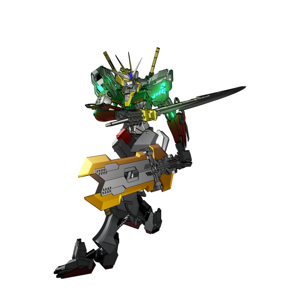 mecha listo para atacar png