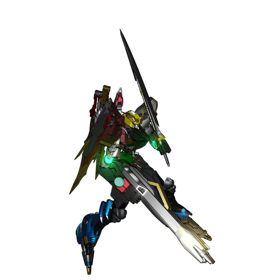 mecha listo para atacar png