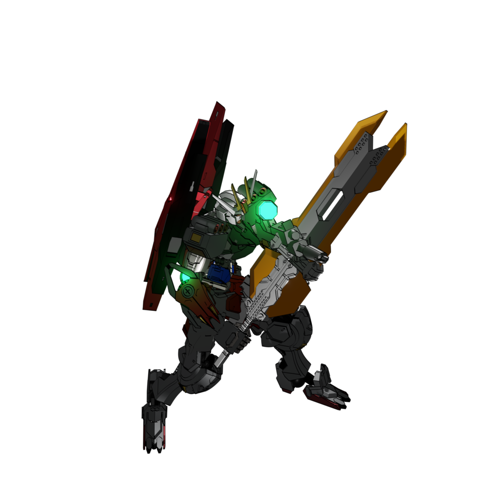 Mecha zum Angriff bereit png