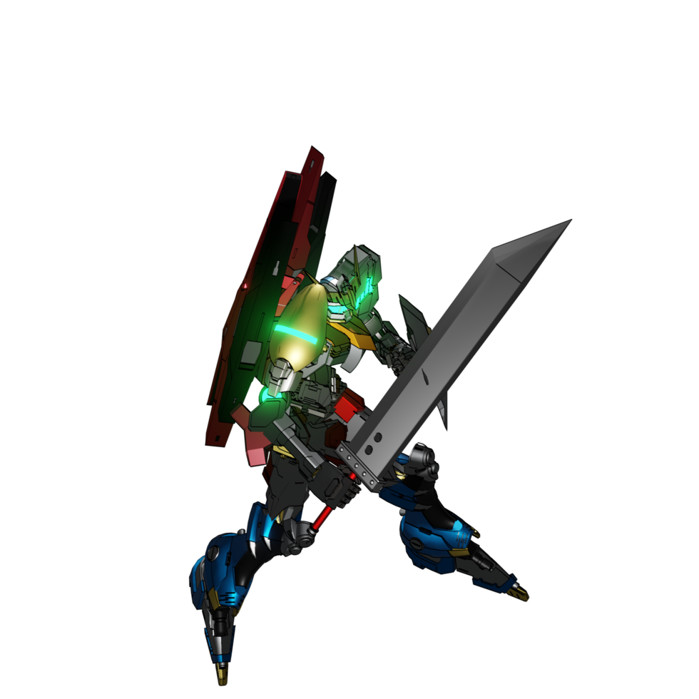 mecha listo para atacar png