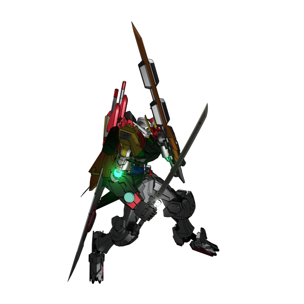 mecha attacco posa png