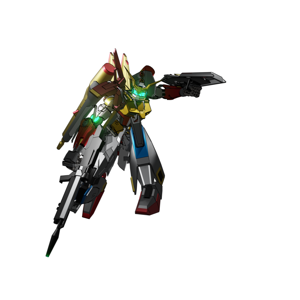 Mecha-Angriffspose png