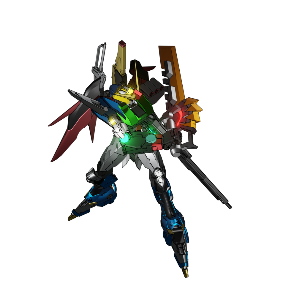 mecha attacco posa png