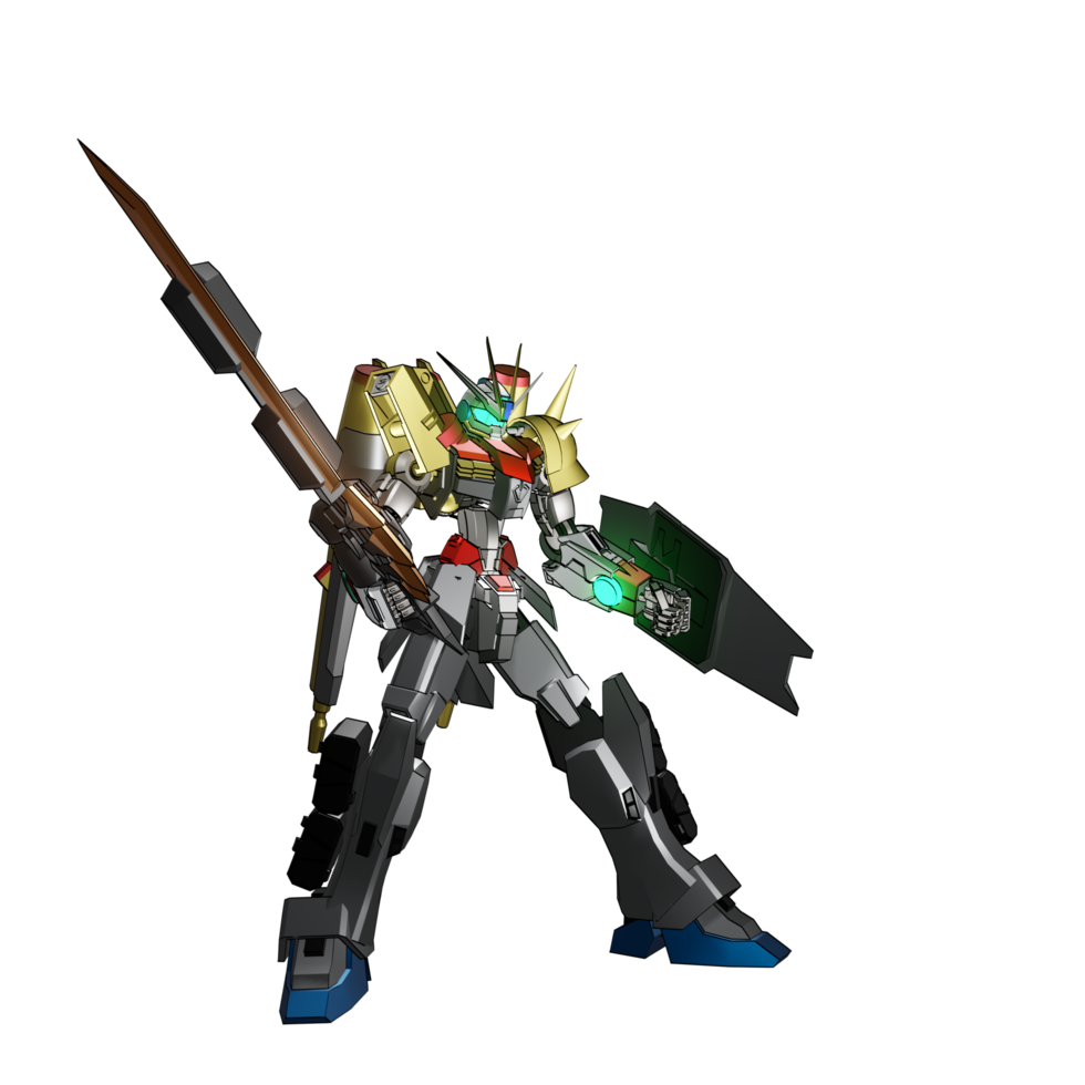 Mecha-Angriffspose png