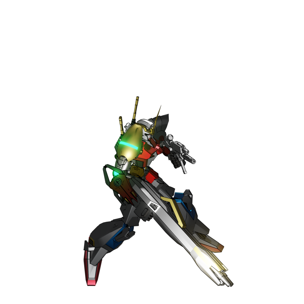 Mecha prêt à attaquer png