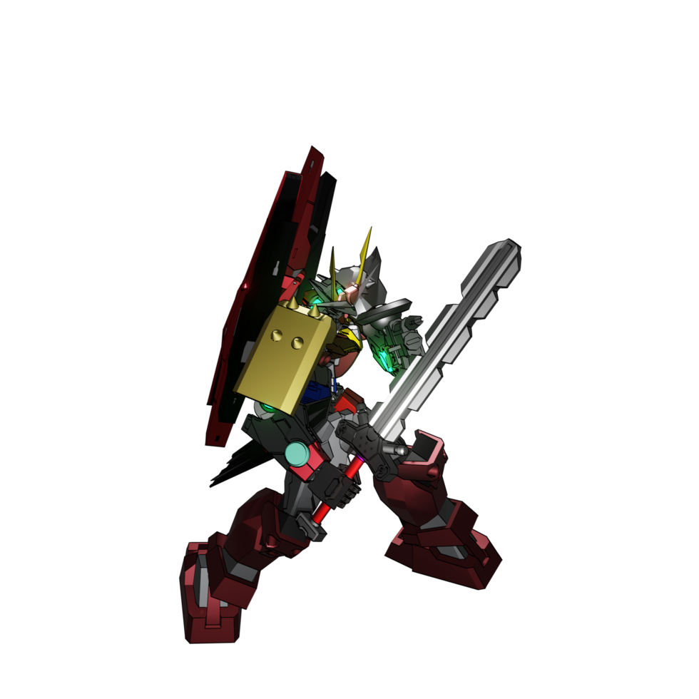 mecha listo para atacar png