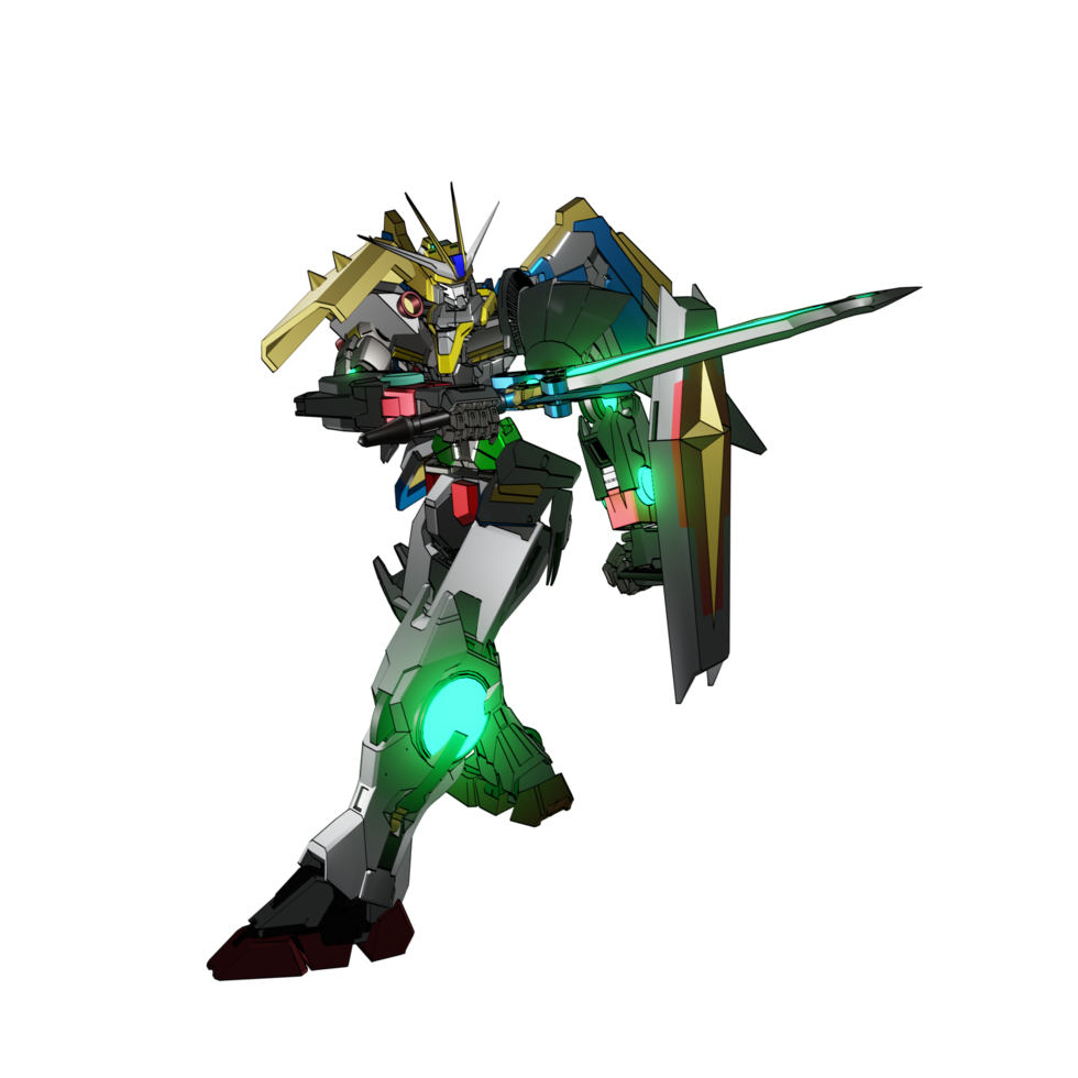 mecha aanval houding png