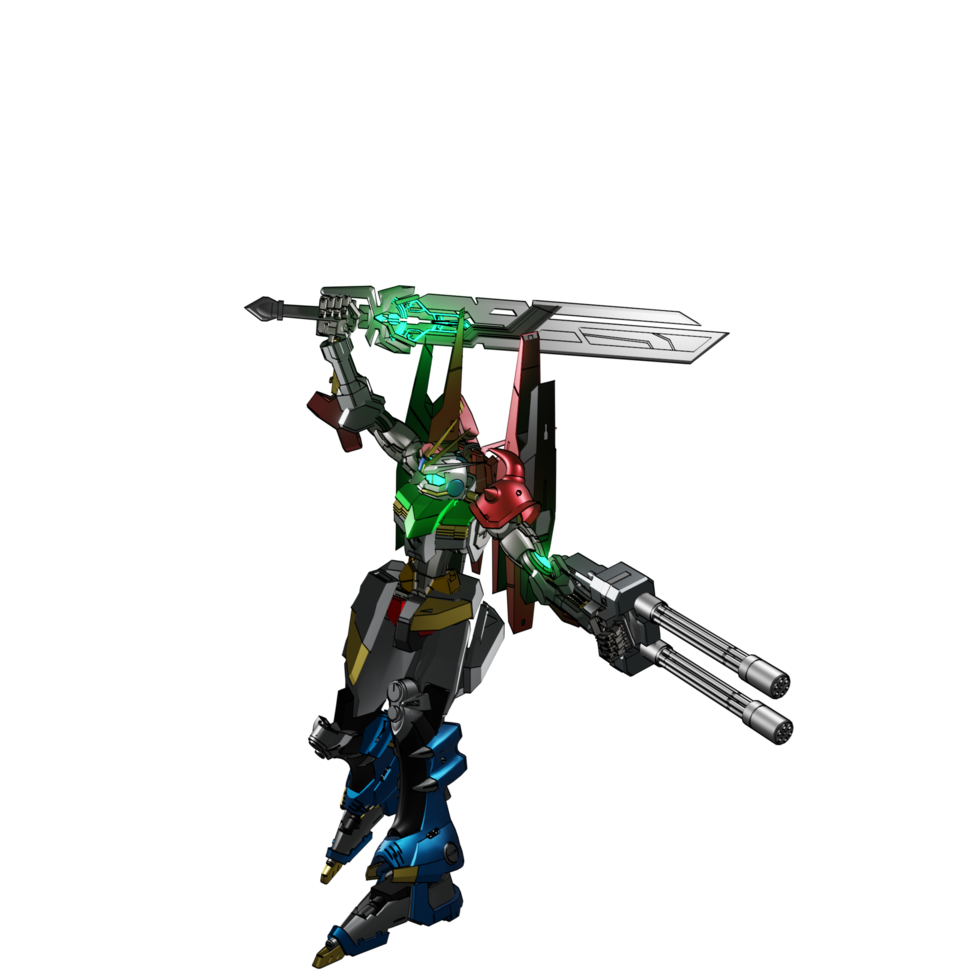 Mecha ready to attack png
