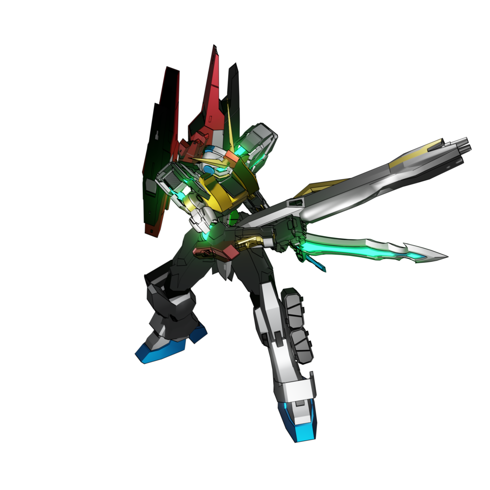 Mecha-Angriffspose png