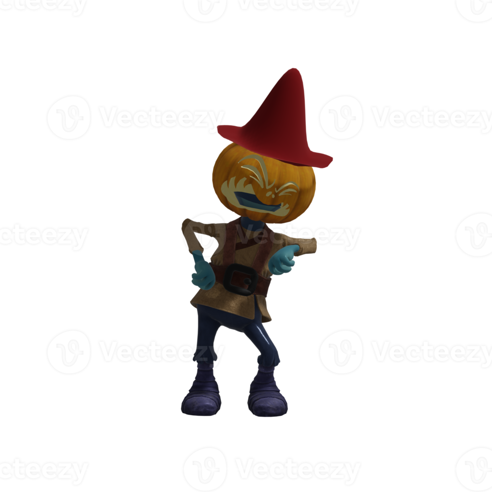 Pumpkin monster superstar Halloween png