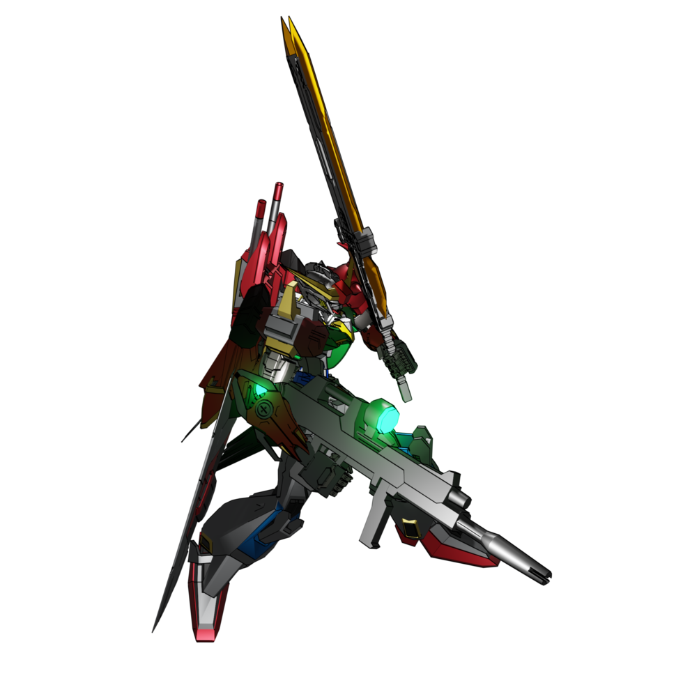 Mecha-Angriffspose png