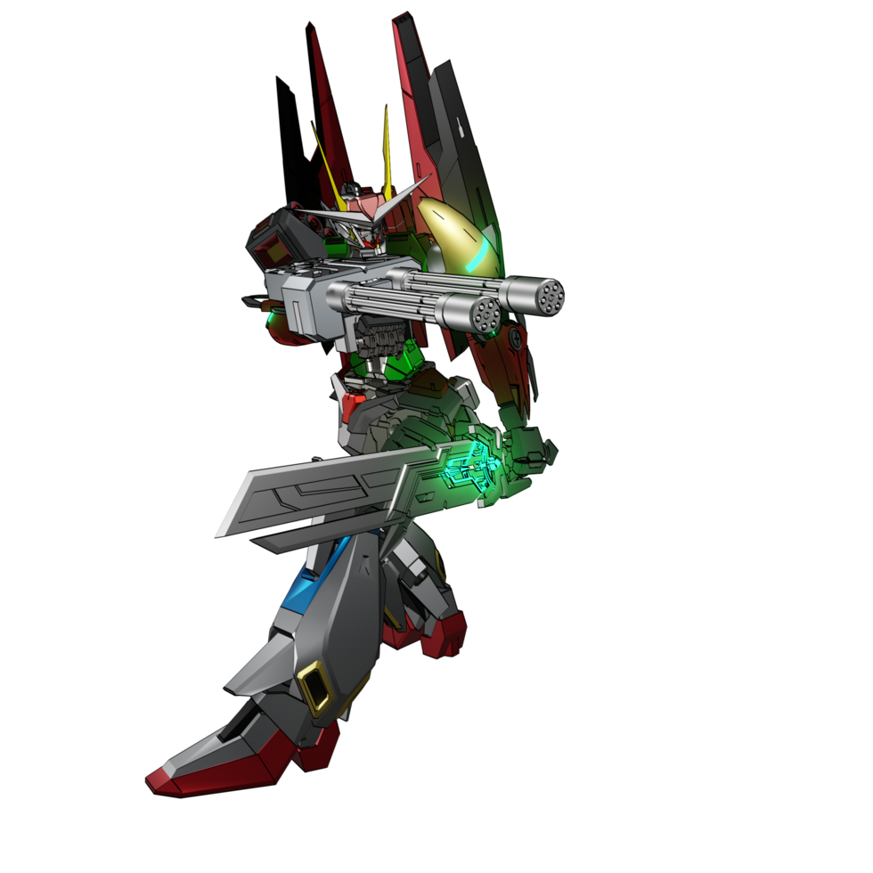 mecha attacco posa png