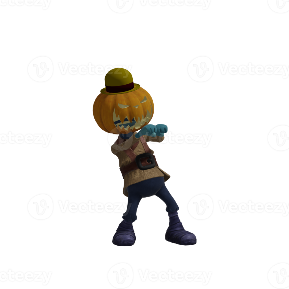 Pumpkin monster superstar Halloween png