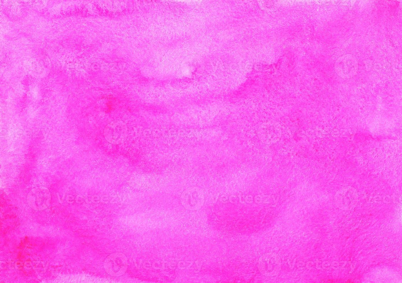 Watercolor bright pink background texture. Aquarelle abstract vivid fuchsia backdrop. photo