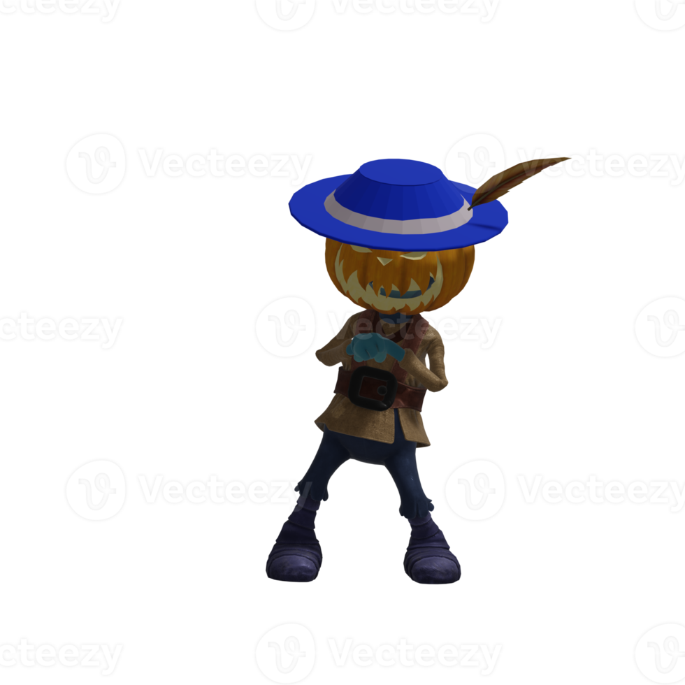 Pumpkin monsters dancing png