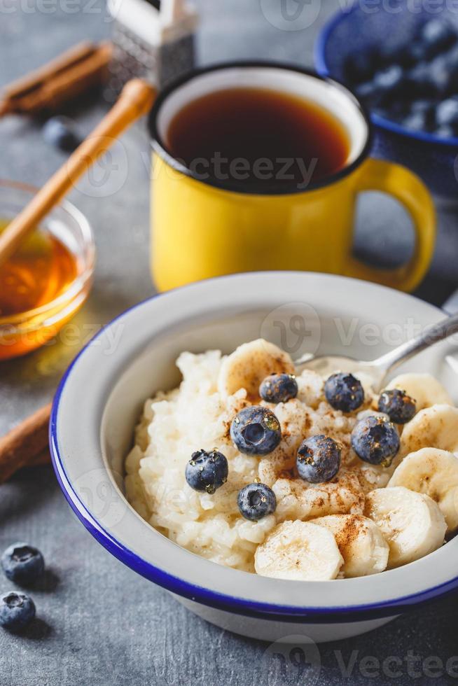 Milk rice porridge 12519354 Stock Photo at Vecteezy