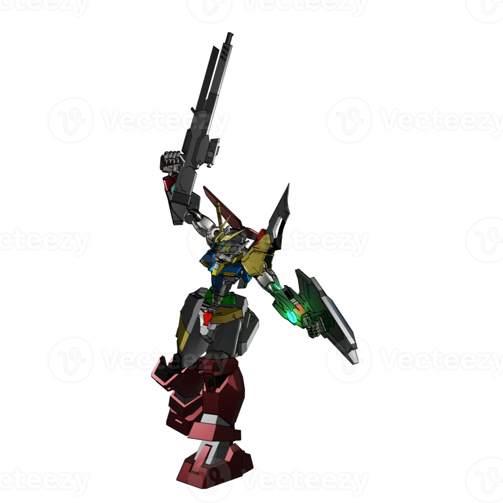 attaque de type mecha png