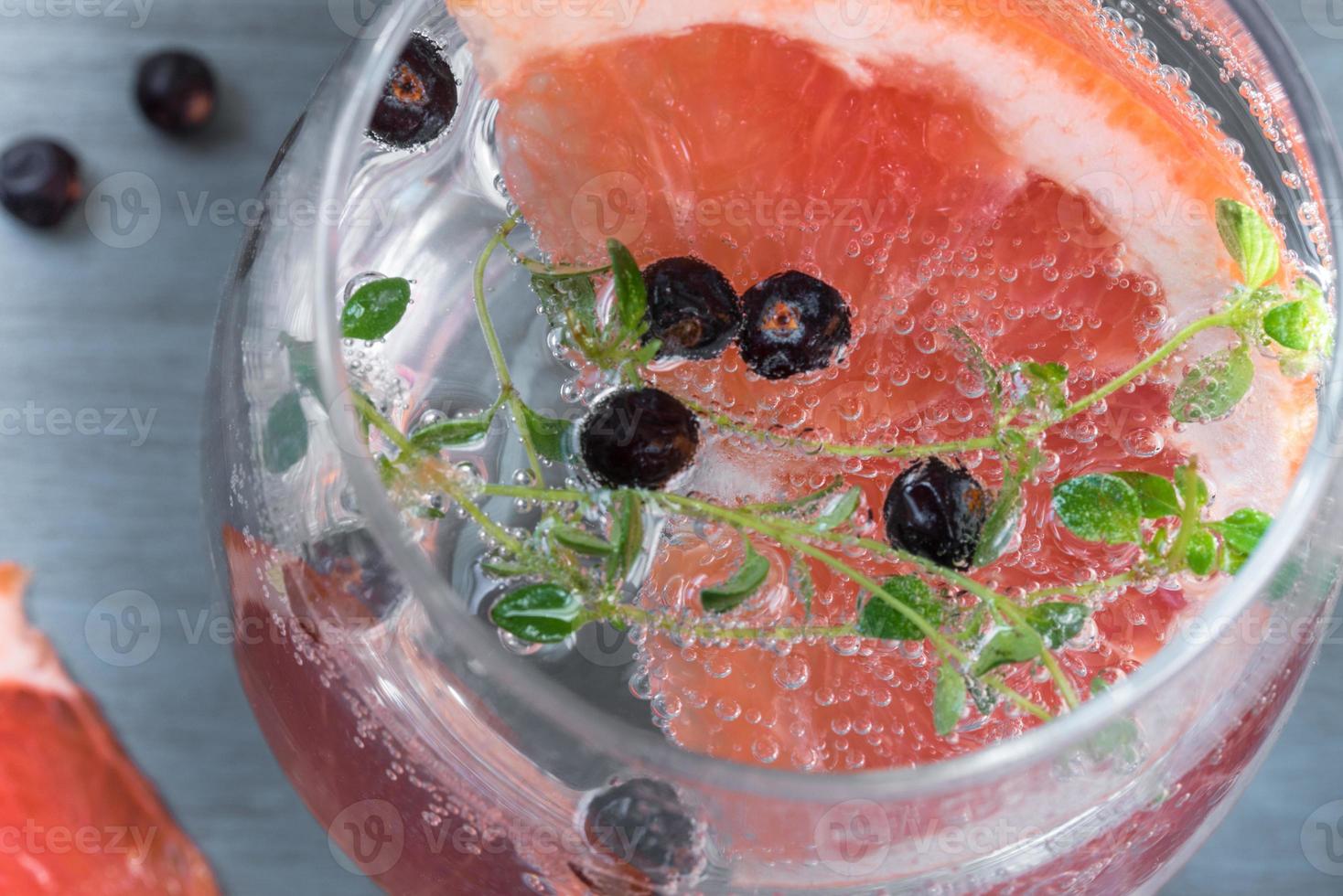 Gin and Tonic with Grapefruit 12519761 Stock Photo at Vecteezy