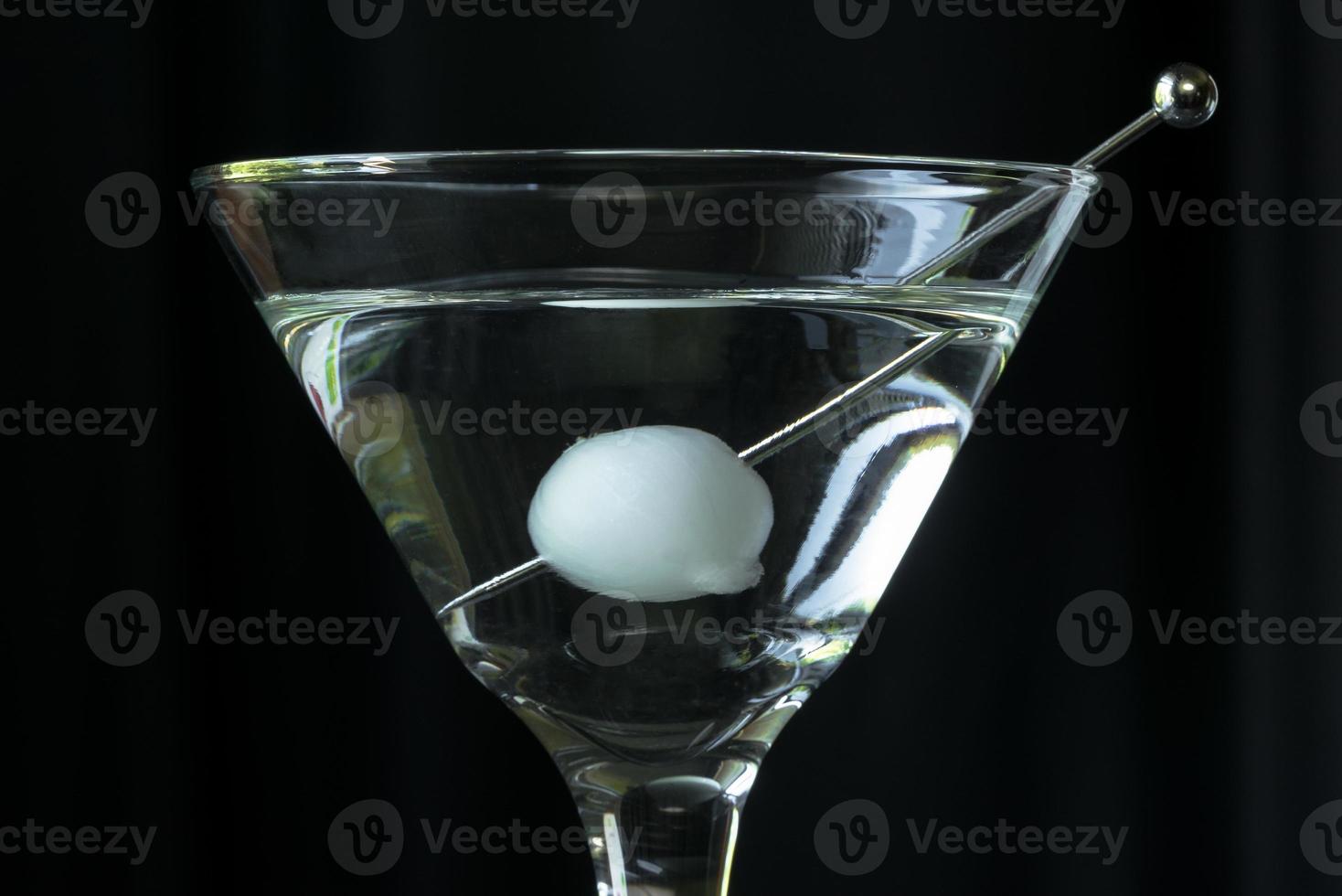 Neat Martinis Garnished with Pearl Onions photo