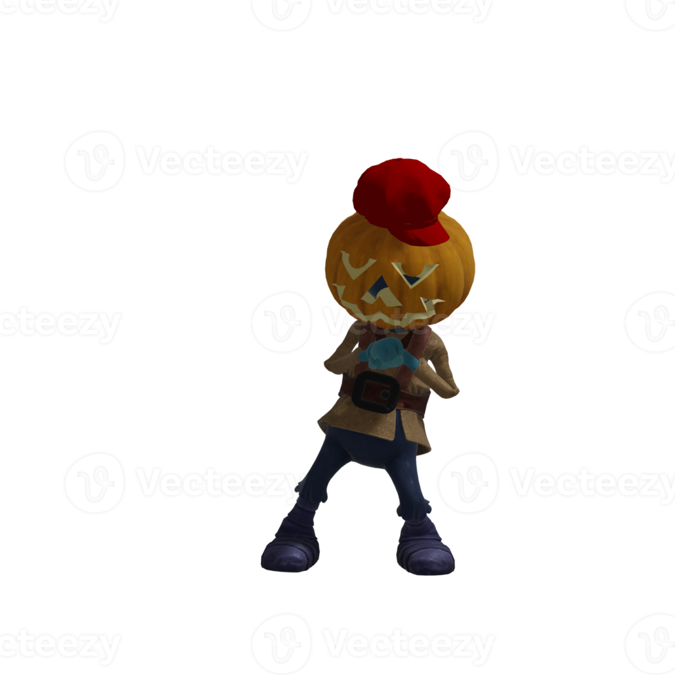 Pumpkin monster superstar Halloween png