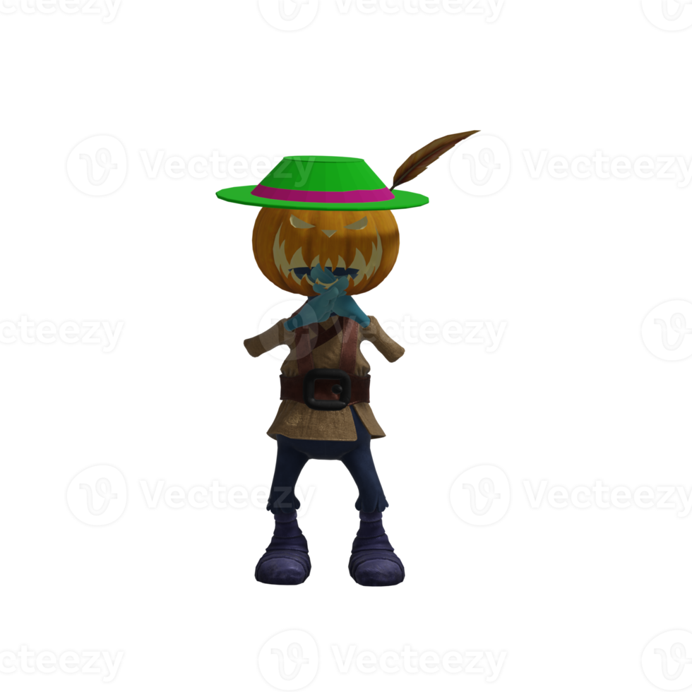 zucca mostro posa Halloween png