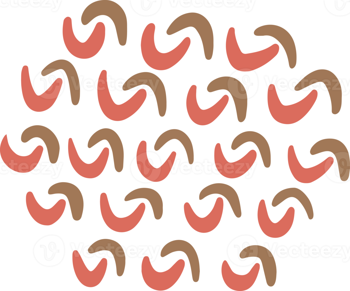 Hand drawn design element png