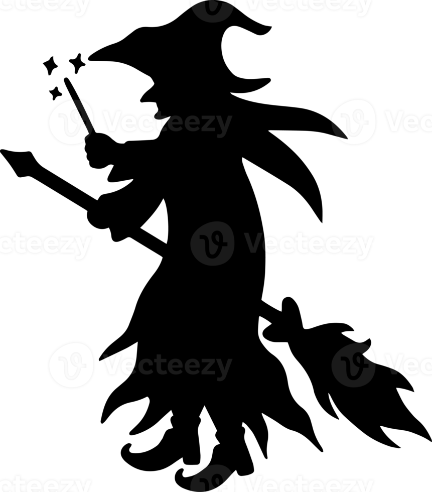 Halloween Witch Silhouette 12520496 PNG