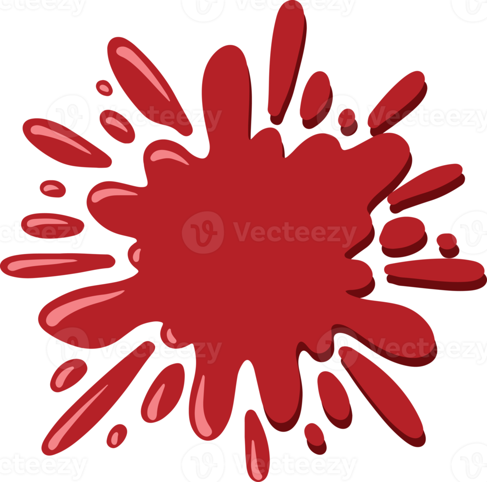 Blood Wound Splatter Illustration png