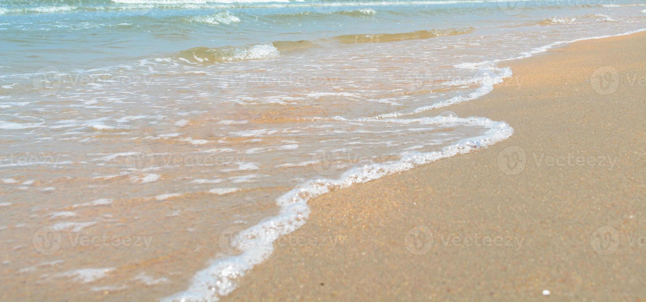 Sea summer background. landscape with clouds, ocean nature's tranquility photo