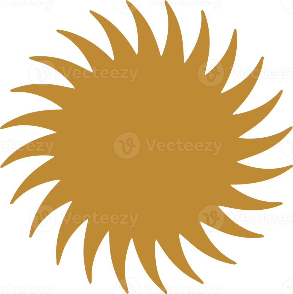 Sun Logo Icon Design Element png