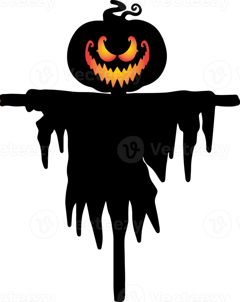 Scarecrow Halloween Silhouette 12520939 PNG