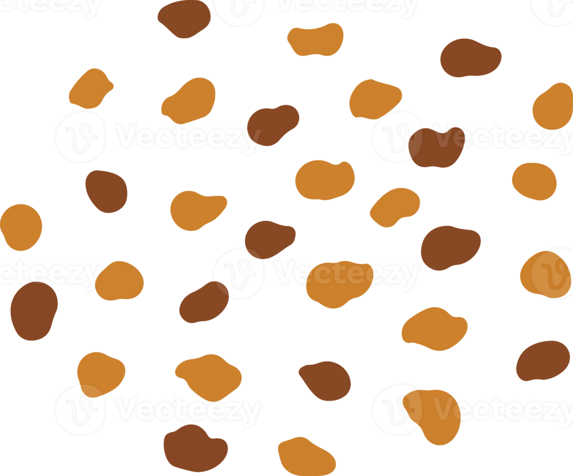 éléments de motif de texture dessinés à la main png