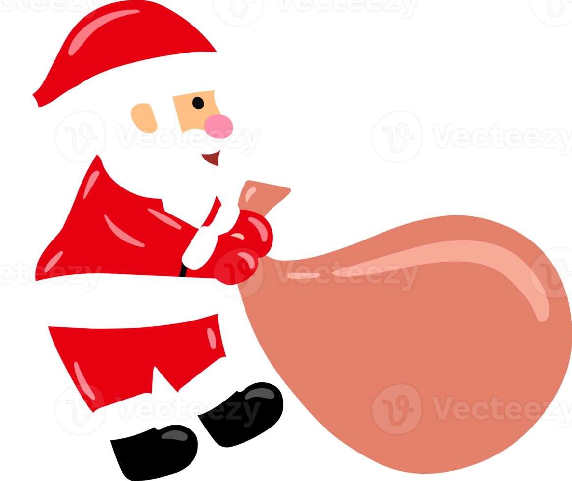 Kerstmis de kerstman claus element png