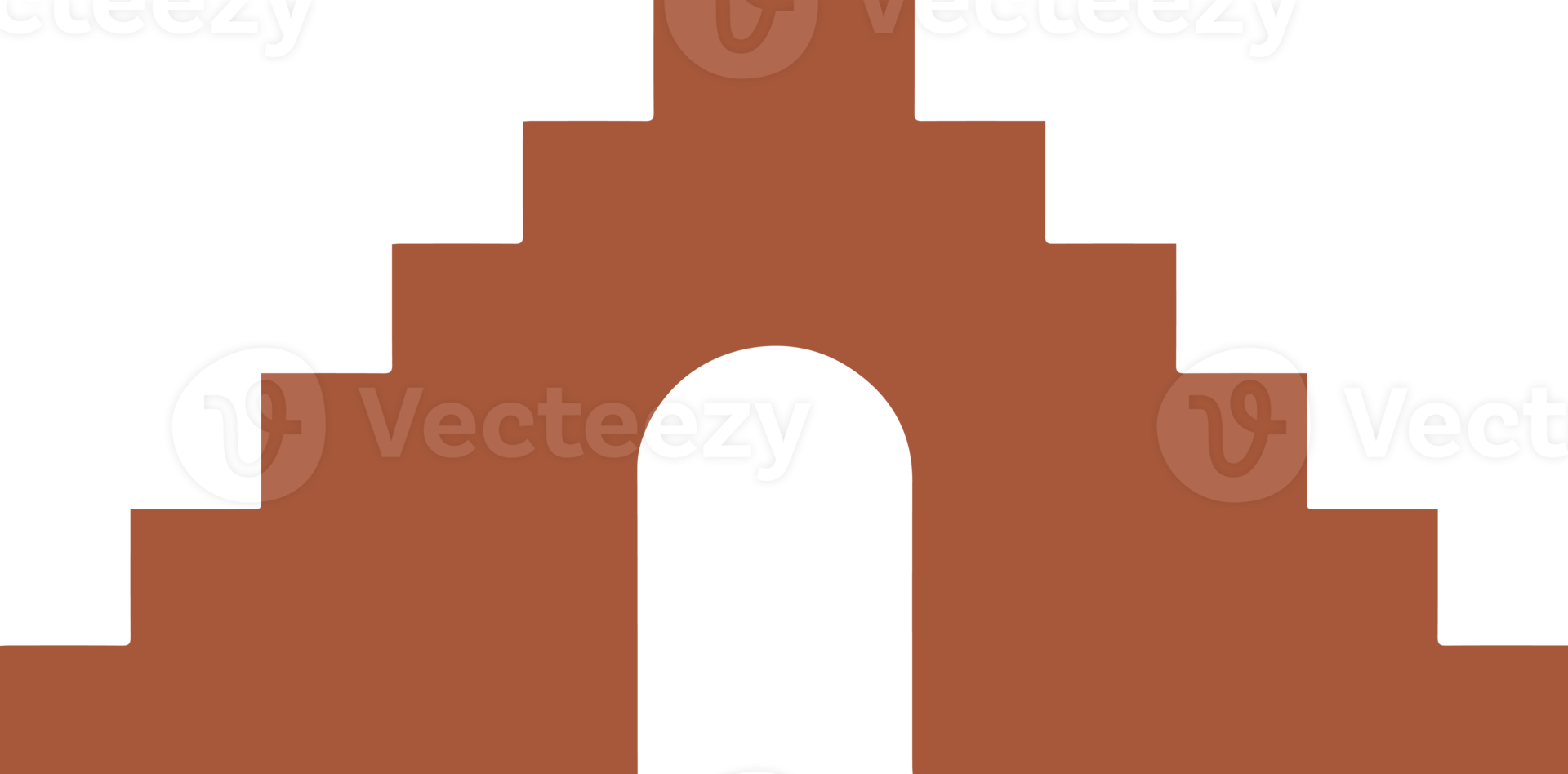 Modern abstract architecture shape illustration png
