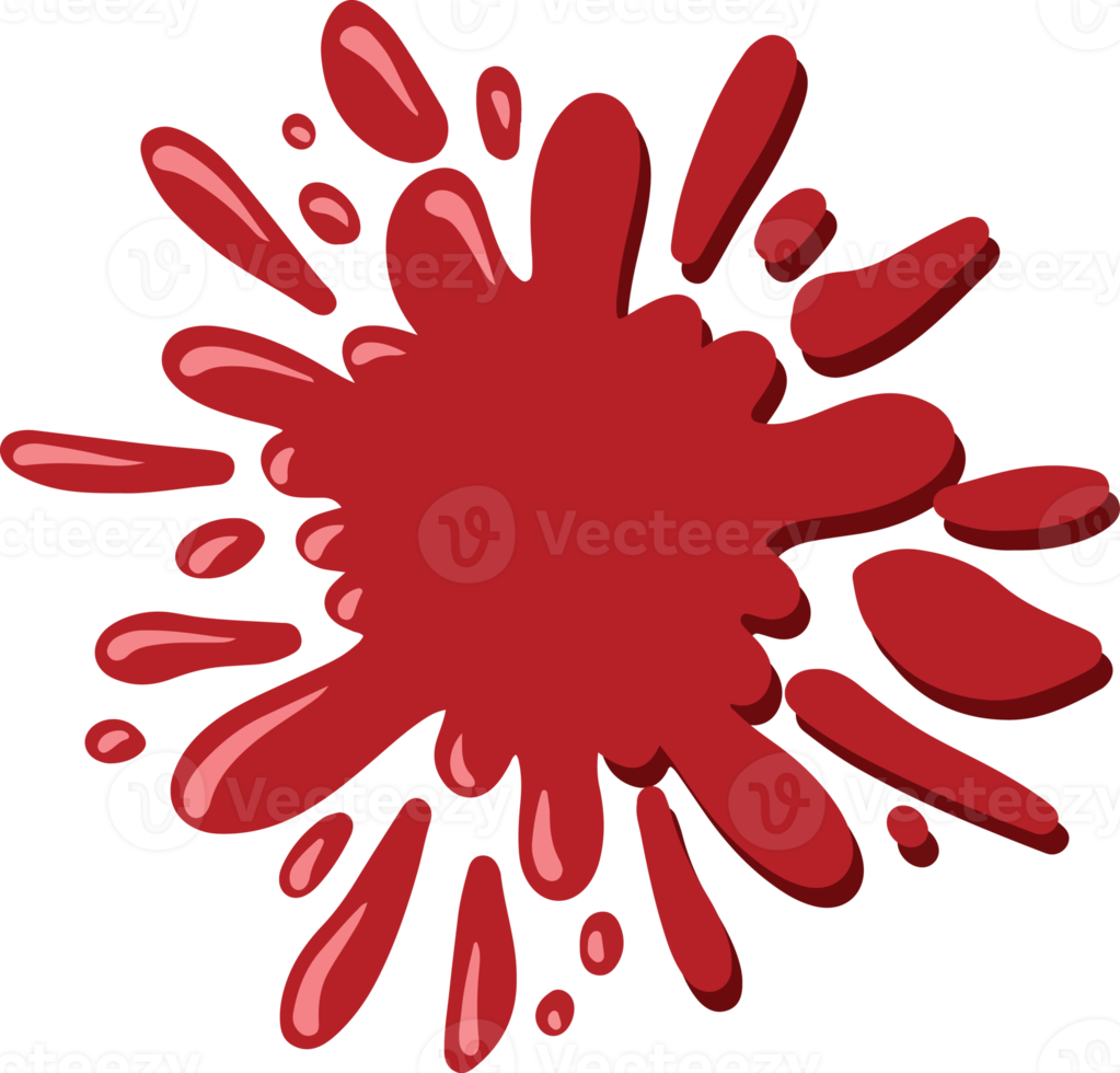 Blood Wound Splatter Illustration png