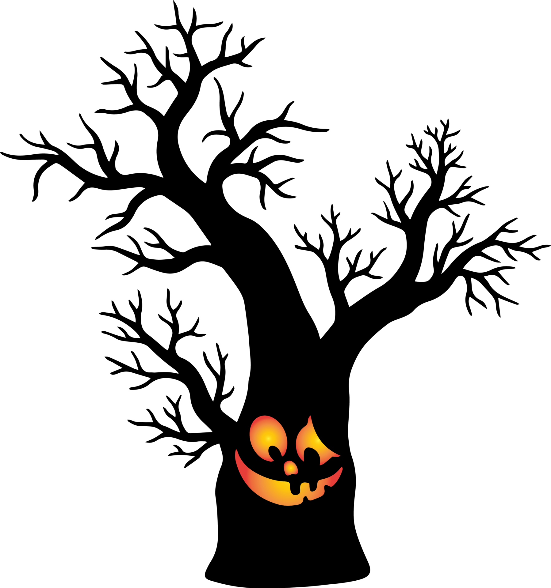 Tree Halloween Horror Background 12521315 PNG