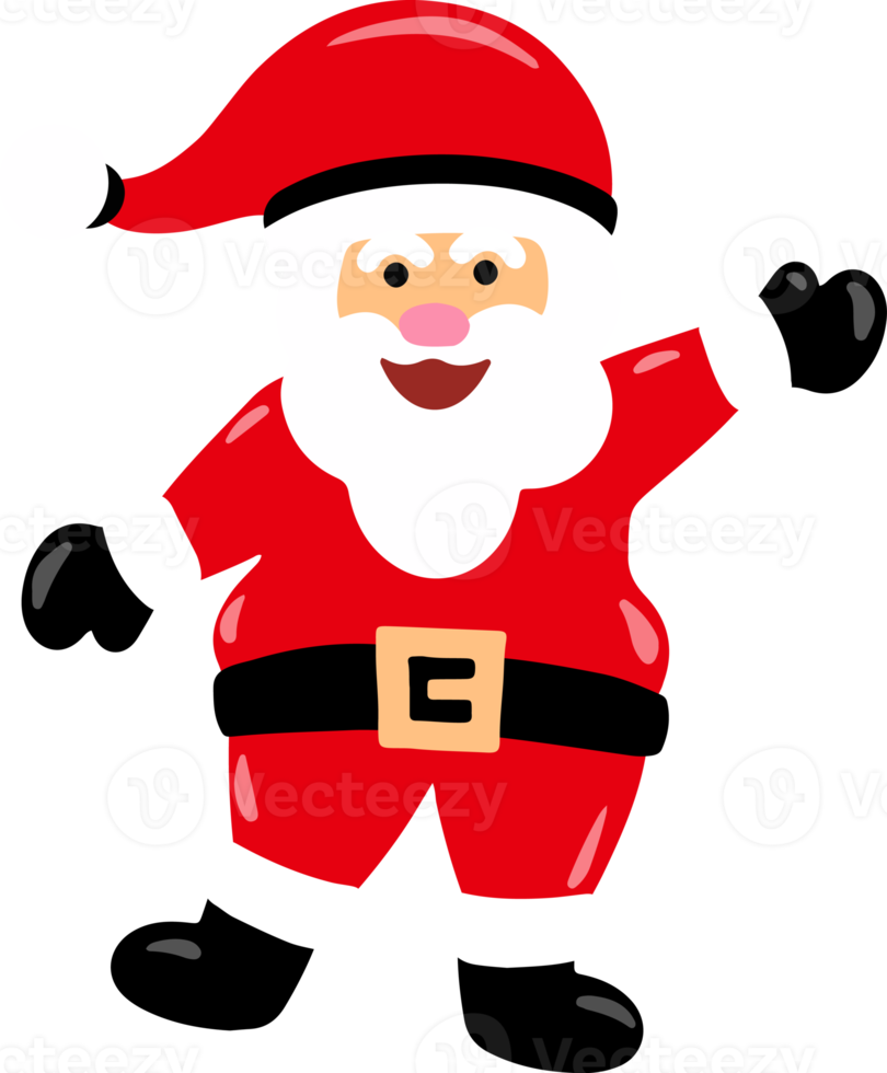 jul santa claus element png