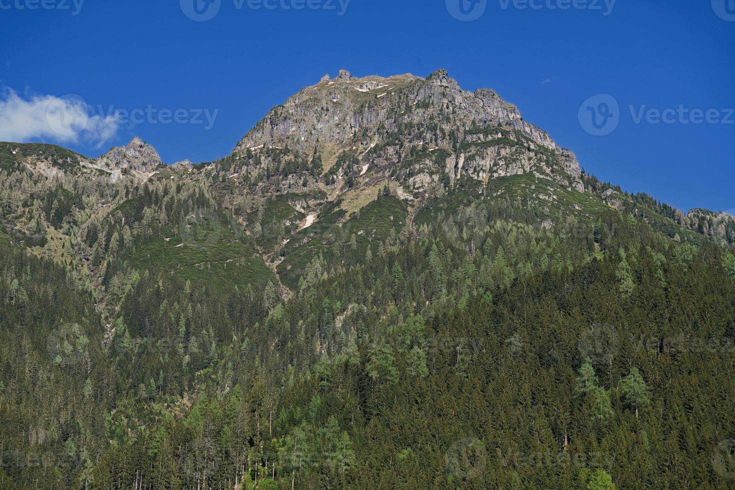 Alpine rocky mountain at Untertauern, Austria. photo