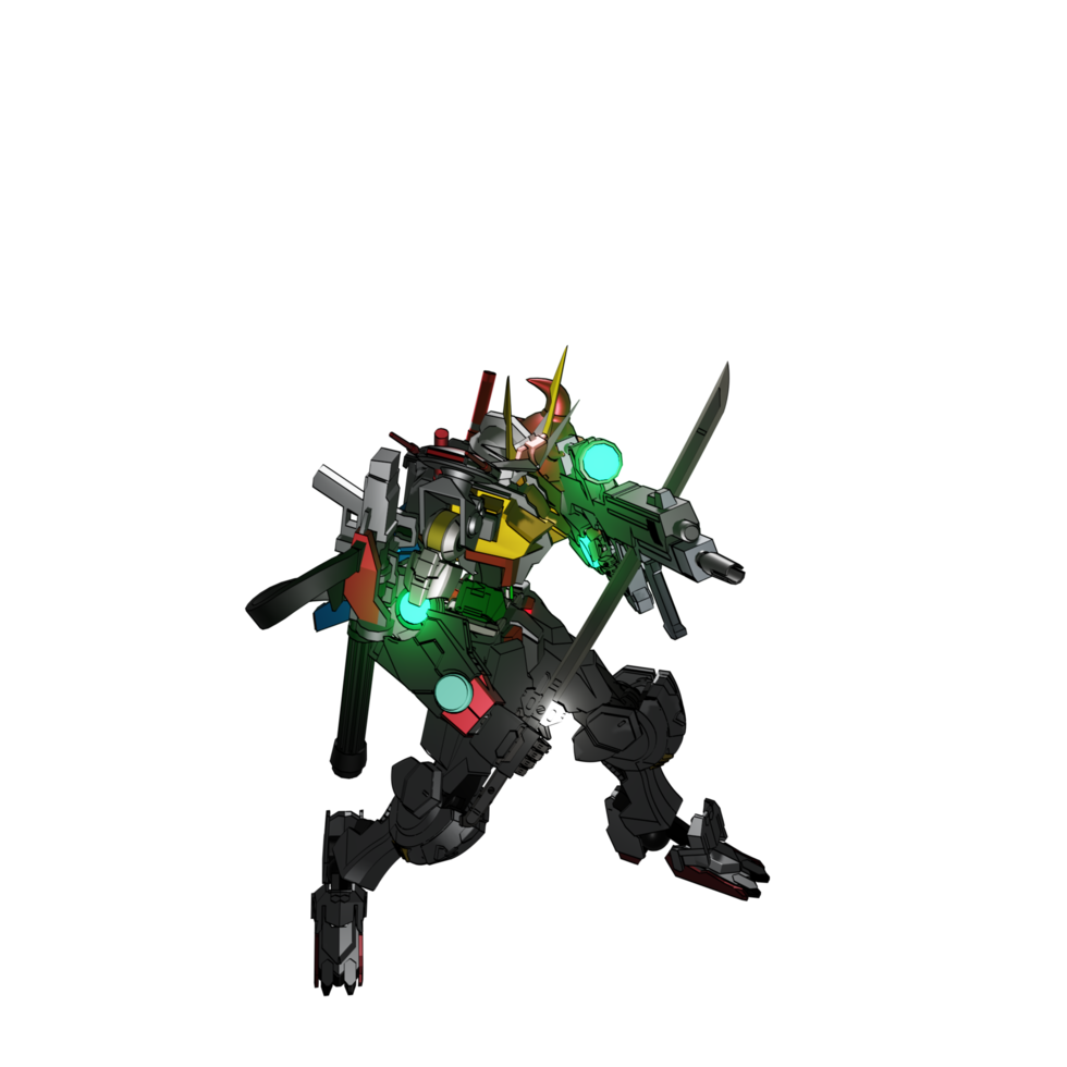 mecha listo para atacar png