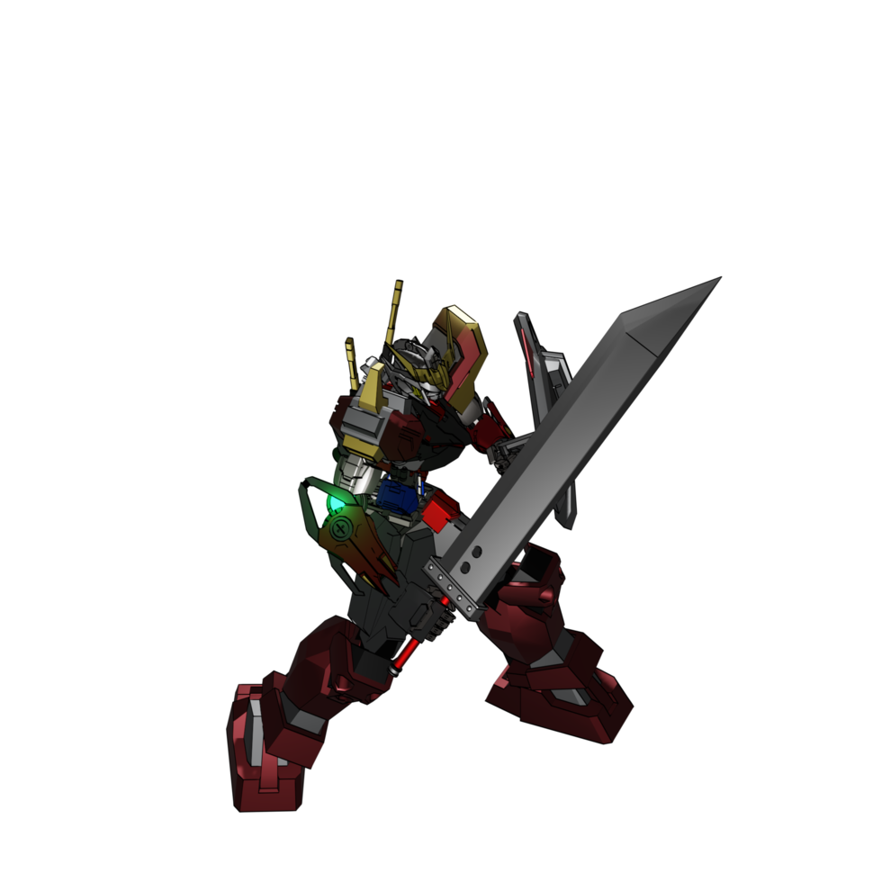 Mecha-Angriffspose png