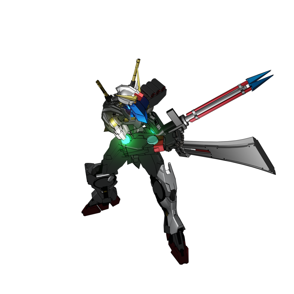 mecha listo para atacar png